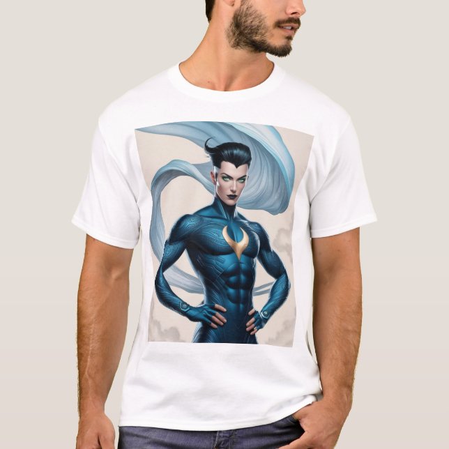 T-shirt Superhero : Maître des royaumes nocturnes (Devant)