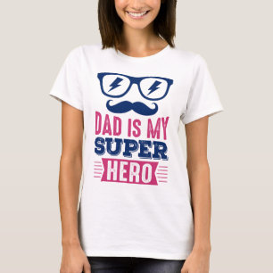 T-shirt Superhero Papa - Mon vrai héros