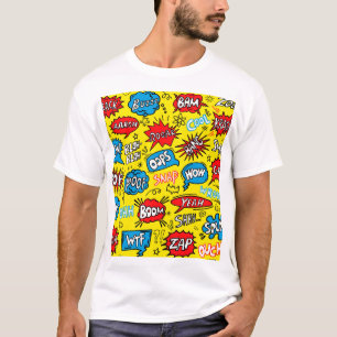T-shirt Superhero Saga : Motifs comiques mignons