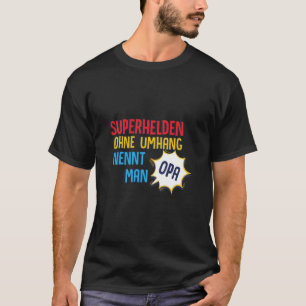 T-shirt Superhero Sans Cap Est Appelé Grand-Père T-