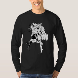 T-shirt Superman Black and White 4