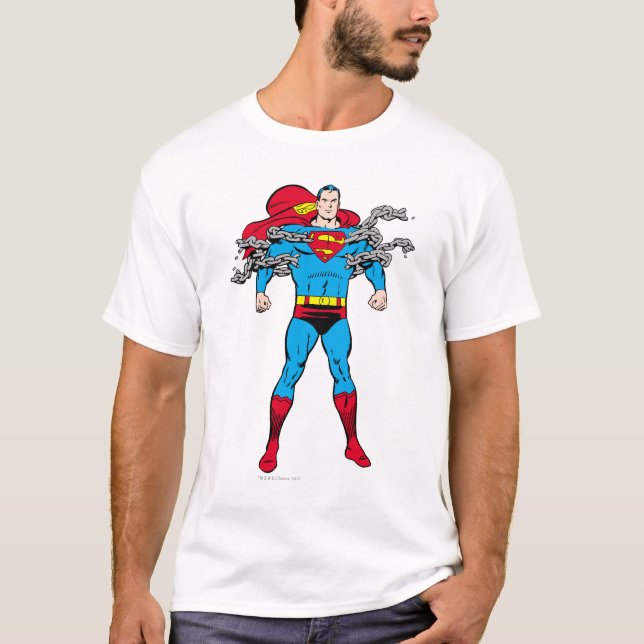 T-shirt Superman brise les chaînes (Devant)