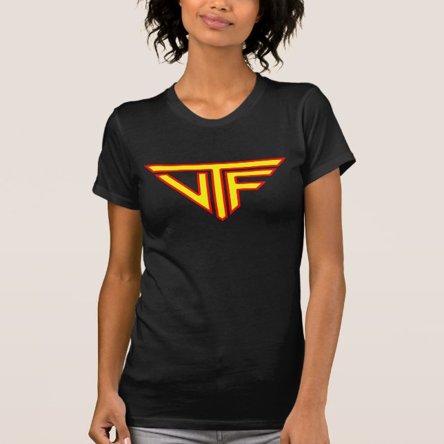 T-shirt Superman des femmes de VTF grand (juste logo) (Devant)