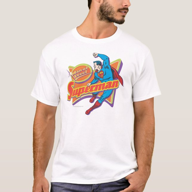 T-shirt Superman - Homme d'acier (Devant)