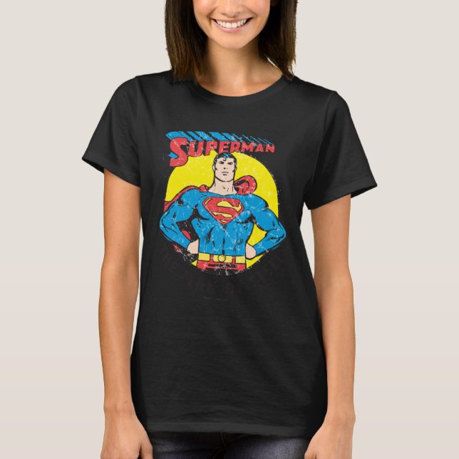 T-shirt Superman L'homme de l'acier (Devant)