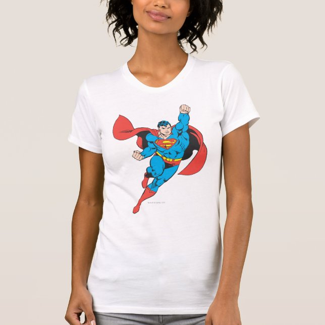 T-shirt Superman Poing droit levé (Devant)