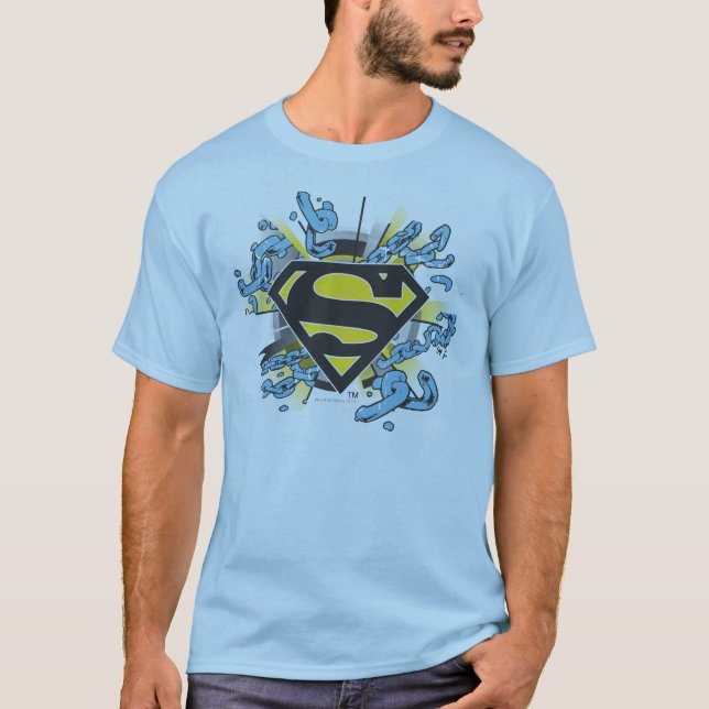 T-shirt Superman S-Shield | Logo des chaînes (Devant)