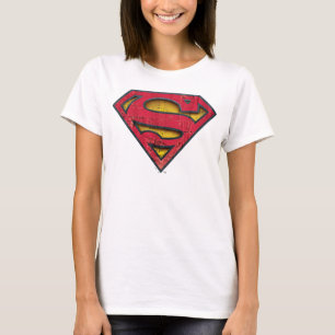 T-shirt Superman S-Shield   Logo en détresse