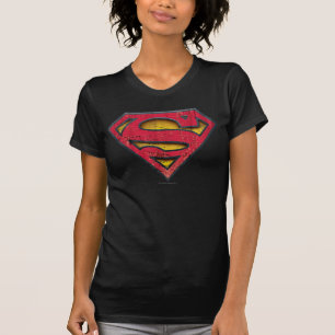 T-shirt Superman S-Shield   Logo en détresse
