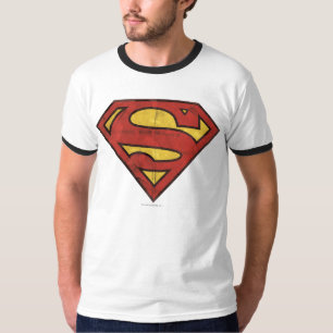 T-shirt Superman S-Shield   Logo Grunge