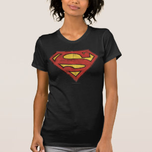 T-shirt Superman S-Shield   Logo Grunge
