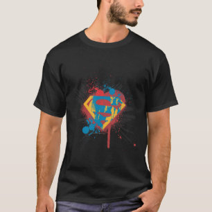 T-shirt Superman Stylisé   Logo Splatter