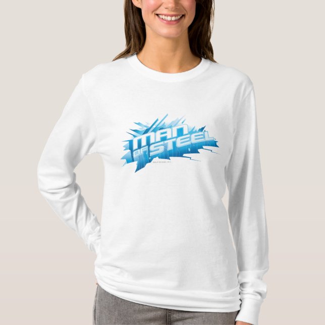 T-shirt Superman Stylisé | Man of Steel - Ice Logo (Devant)