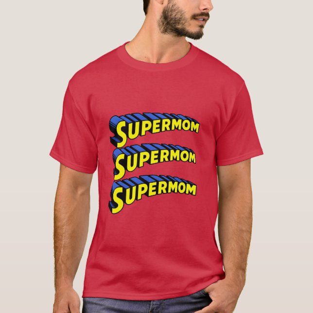 T-shirt Supermom en action Tee (Devant)