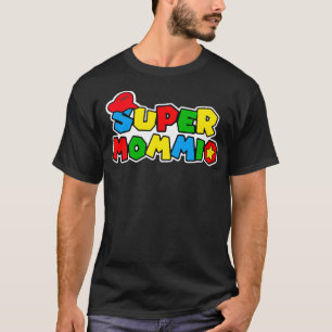 T-shirt SuperMommio Drôle Maman Maman Maman Maman Mère Vid