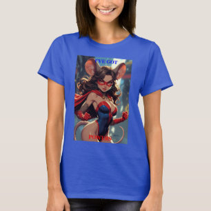 T-shirt SuperMouse Femme Obtient des pouvoirs femme T-shir