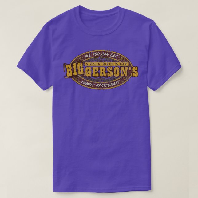 T-shirt Supernatural Biggersons Family Restaurant 2007 (Design devant)