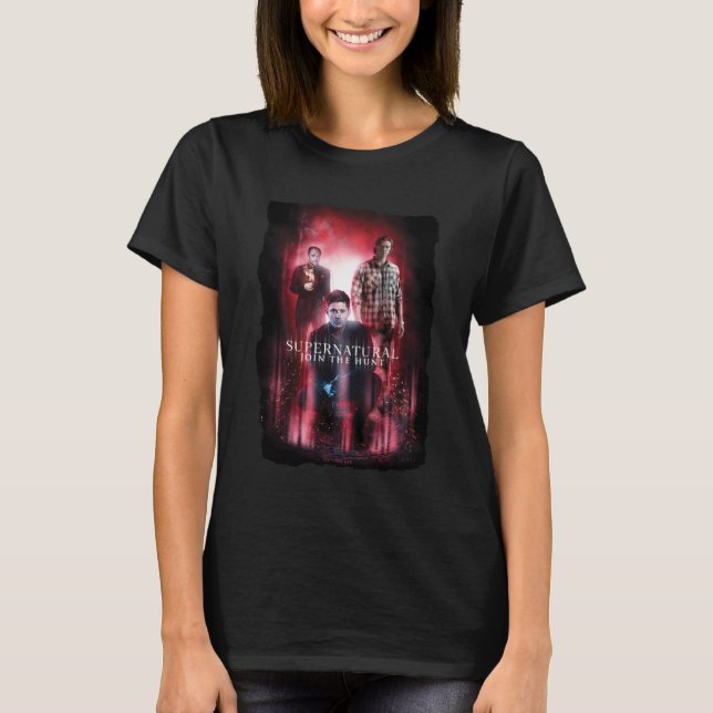 T-shirt Supernatural Crowley, Dean et Sam (Devant)