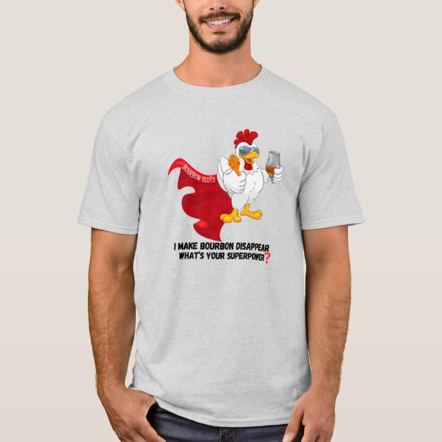 T-shirt Superpuissance du Bourbon (Devant)