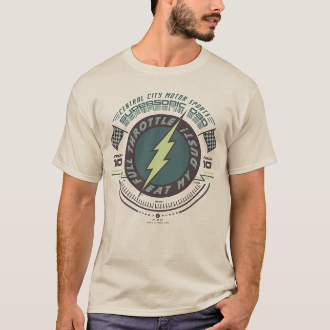 T-shirt Supersonic Papa - Central City Motor Sports (Devant)