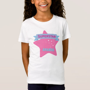 T-Shirt Superstar avec nom personnalisé