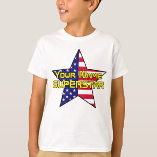 T-shirt Superstar du drapeau américain