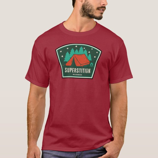 T-shirt Superstition Wilderness Arizona Camping (Devant)
