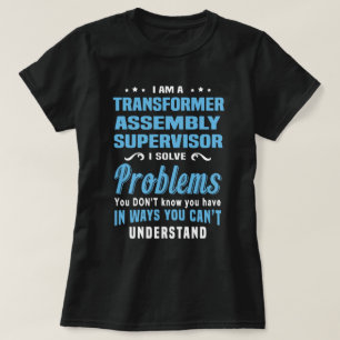 T-shirt Superviseur d'assemblage transformateur
