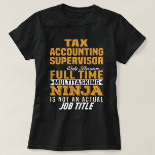 T-shirt Superviseur de comptabilité fiscale