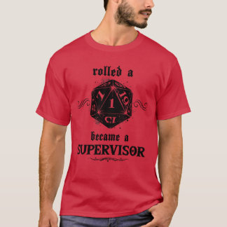 T-shirt Superviseur de rouleaux malheureux