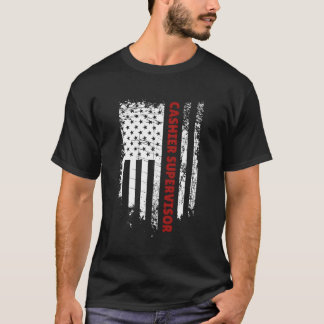 T-shirt Superviseur du caissier américain