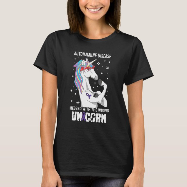 T-shirt Support de sensibilisation aux maladies auto-immun (Devant)