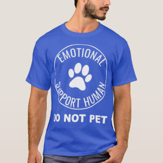 T-shirt Support émotionnel Chien de service de l'ESA humai
