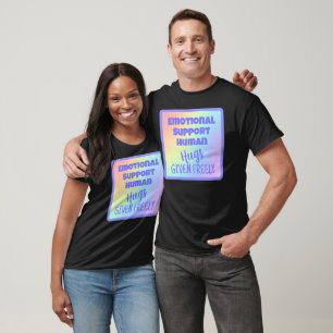 T-shirt Support Émotionnel Hugs Humains Donné Libre T-shir