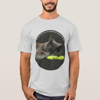 T-shirt Support Émotionnel Humain Pour Mon Chat