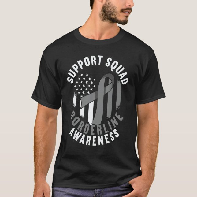 T-shirt Support Squad I Bpd Borderline Personality Disorde (Devant)