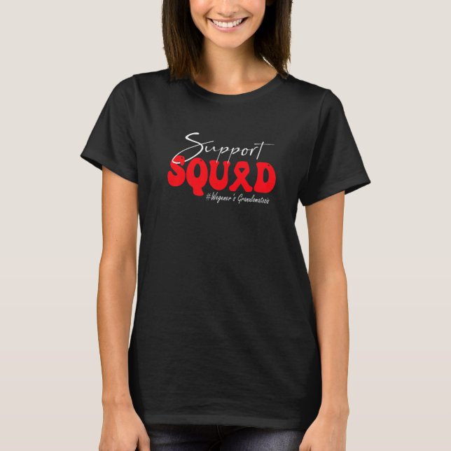 T-shirt Support Squad Wegeneru2019s Granulomatosis Awarene (Devant)