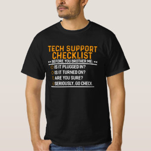T-shirt Support technique Geek informatique Funny Techie G