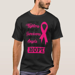 T-shirt Support The Fighters And Never Ever Five Up Hope