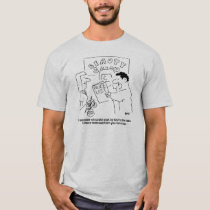 T-shirt Suppression de Tatouages au Salon de Beauté Thème