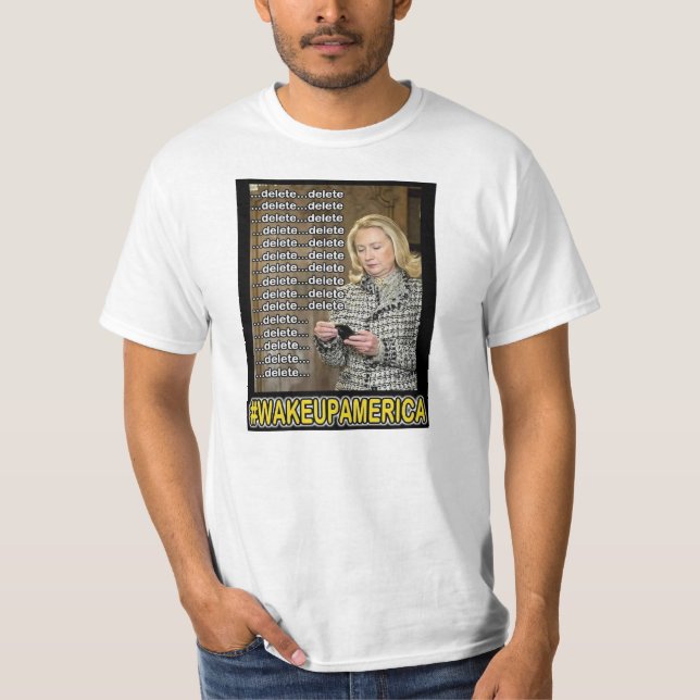T-shirt Suppression Hillary de suppression de suppression (Devant)