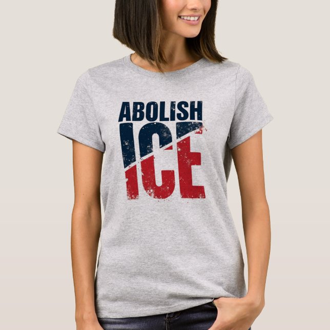 T-shirt Supprimer ICE Vintage Protestation (Devant)