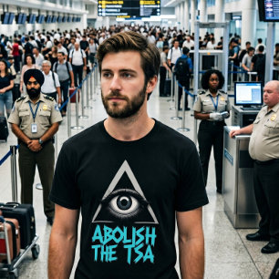 T-shirt Supprimer le Tee TSA Anti Théâtre de Sécurité