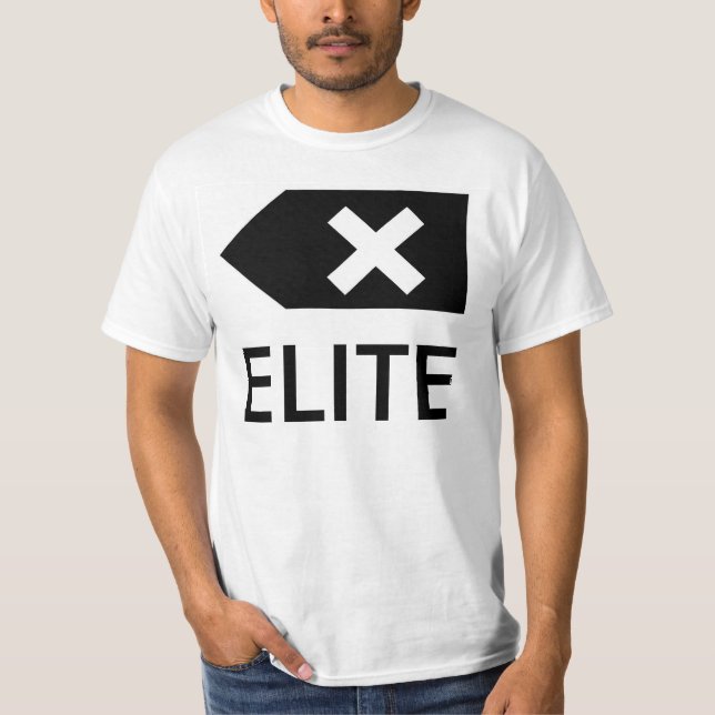 T-shirt Supprimer l'élite (Devant)