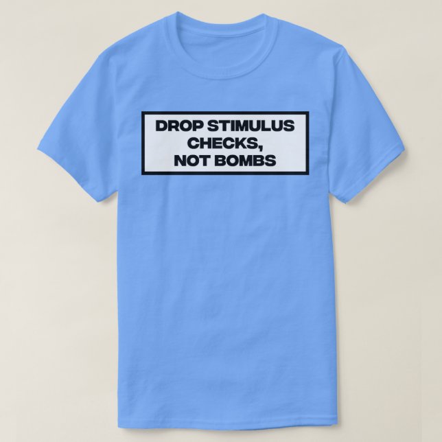 T-shirt Supprimer les contrôles de relance et non les bomb (Design devant)