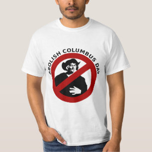 T-shirt Supprimez le jour de Columbus