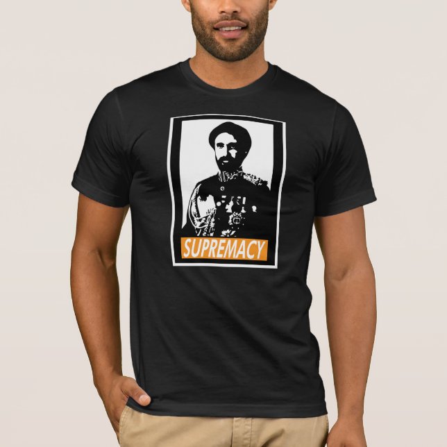 T-shirt SUPRÉMATIE de Haile Selassie I (Devant)