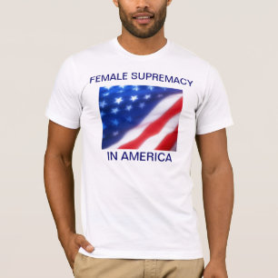 T-SHIRT SUPRÉMATIE FEMELLE EN AMÉRIQUE