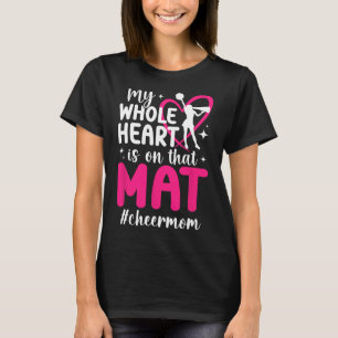 T-shirt Sur ce tapis, acclamez maman d'une maman de cheerl