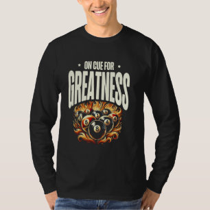 T-shirt Sur Indice Pour Grandeur Billard Queue Billard Sno